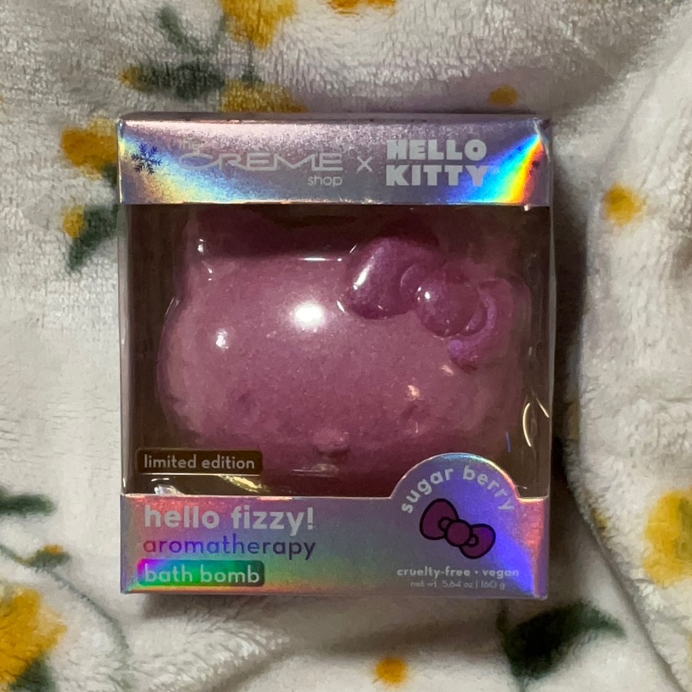 Limited Edition Hello Kitty Sugar Berry Bath Bomb